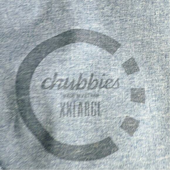 Chubbies Blue 6" Inseam Performance Zip Pocket Drawstring Shorts Gym Swim Every - Picture 5 of 7